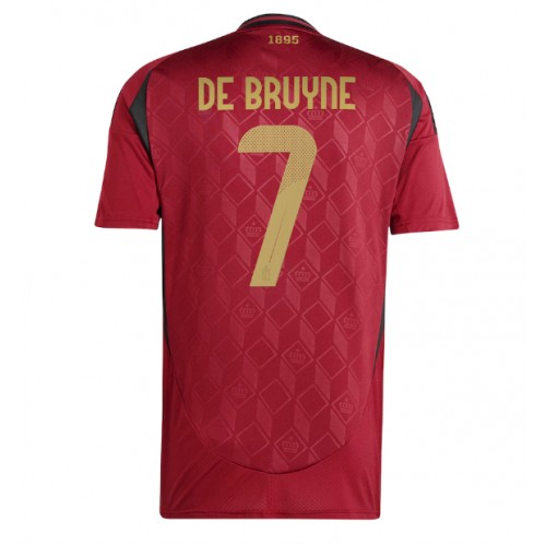 Dres Belgija Kevin De Bruyne #7 Domaci EP 2024 Kratak Rukav